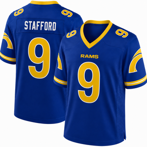 Camiseta de Fútbol Personalizada para Hombre, Colores y Tallas a Elección, Transpirable, Flexible, con Malla Reforzada, Uniforme para el Día del Partido, Fabricante ODM, Competitivo - Product Image 2