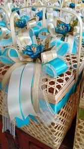 Cesta de Regalo Ecológica de Bambú, Tejida a Mano, Solución para Almacenamiento y Empaque de Regalos - Product Image 3