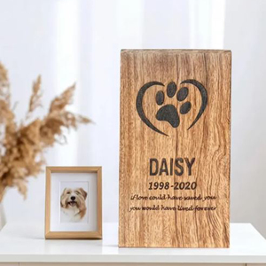 Wooden Ashes Storage Box Memorial Urn Personalized Wooden Cremation Urn Wholesale by AYAANS - Product Image 1