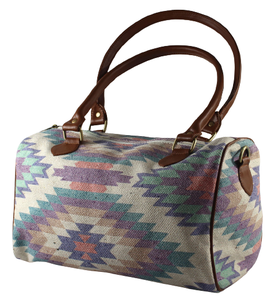 Sac à main et sac brodé en coton tissé fait main, style féminin, tendance et élégant, fabriqué à partir de coton tissé imprimé Dhurry Kelim - Product Image 4