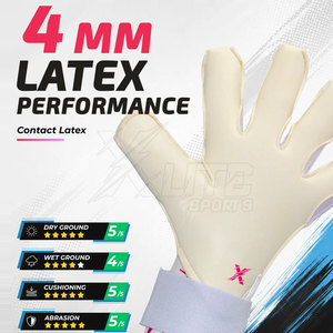 Guantes de Entrenamiento de Portero de Fútbol para Hombre y Mujer, Nuevos, Elegantes, Juveniles, con Palma de Cuero, Agarre, Transpirables, Antideslizantes, Dedos Completos - Product Image 2