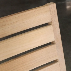 Vente en gros Chaise empilable de jardin en bois massif de teck - Product Image 4