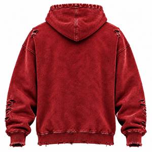 Sudadera con Capucha para Hombre, Estilo Acid Wash, Diseño de Calavera Gótica, Estilo Y2K Grunge, Ropa Urbana - Product Image 2