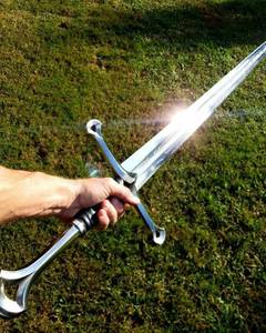 Espada Vikinga de Acero Inoxidable de 8 Pulgadas con Funda, Hoja Recta No Ajustable, Accesorios de Cosplay de Leyenda DIY ODM Hechos a Mano, Superventas - Product Image 5