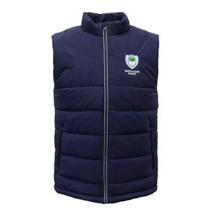 Poliéster AFL Hombres Invierno Custom Puffer Chalecos Hombres Abajo Puffer Chaleco Sin Capucha Ropa Deportiva Puffer Chaleco - Product Image 1