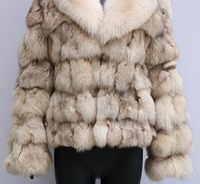 Manteau en fausse fourrure de renard personnalisé, épais et chaud pour l'hiver, veste en fausse fourrure tendance pour femmes