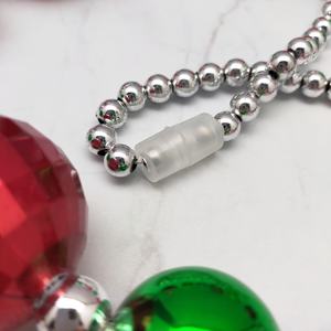 <b>Plastic</b> Jumbo Balls Ornament Necklace Holiday <b>Decorations</b> Model A90-004 - Product Image 3