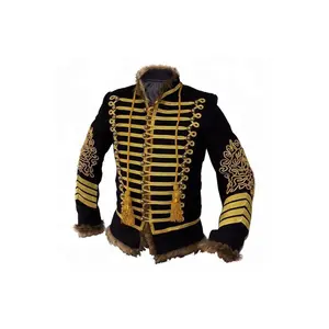 Alta qualità tutta la vendita Hussars Pelisse giacca britannica Crimea uniformi da guerra | Fornitori pakistan divise di sicurezza accessori