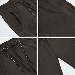 Concevez vos propres pantalons décontractés d'extérieur personnalisés en toile droite légère, imperméable et respirante pour hommes, 100% coton - Product Image 2