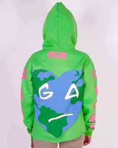 เสื้อฮู้ดผู้ชายแบบสวมหัวสำหรับฤดูหนาว พิมพ์ลายพัฟฟ์ ผ้าฝ้ายฟลีซ 100% ทรงหลวม ระบายอากาศได้ดี ป้องกันขนร่วง รับผลิตตามสั่งพร้อมบริการ OEM พร้อมสกรีนโลโก้ - Product Image 2