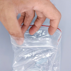 Sacs à fermeture éclair en plastique transparent de haute qualité, taille personnalisée, adaptés aux aliments et résistants aux températures, prix de gros - Product Image 4