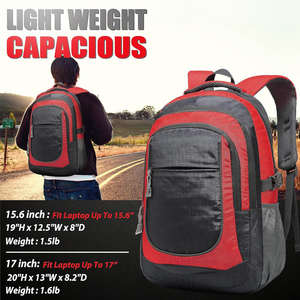 Mochila Impermeable para Portátil con Logotipo Personalizado, Mochila de Viaje para la Universidad y Negocios, Bolsa de Poliéster con Múltiples Compartimentos para Hombres y Mujeres - Product Image 4