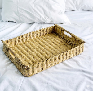 Cestas de Ratán de Jacinto de Agua Modernas, Duraderas y Ecológicas de Alta Calidad para Organización del Hogar y Almacenamiento Decorativo - Product Image 1