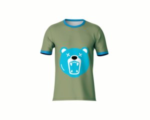 เสื้อยืดแฟชั่นโพลีเอสเตอร์คอกลมแขนสั้นพิมพ์ลายตามสั่ง - Product Image 5