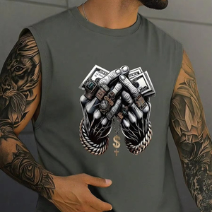 Oferta Especial: Chaleco Deportivo sin Mangas de Algodón para Niños, Diseño Simple, Personalizable al por Mayor - Product Image 1