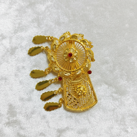 MOLL JEWELLERS Coquillage miniature élégant et tendance en alliage plaqué or, fait main, écologique, étanche, avec lettres scintillantes et motifs animaux