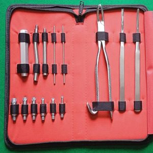 Nouvel extracteur de dents de loup pour chevaux Jamso Industries, grand modèle, lot de 14 pièces, en acier inoxydable, certifié CE Classe I - Product Image 2