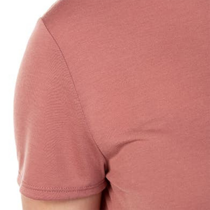 T-shirt en coton uni à manches courtes et col rond pour femme, coupe classique, vêtement décontracté pour le printemps et l'été, tissu jersey respirant - Product Image 2
