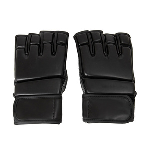 Gants de MMA à prix de gros avec options d'impression personnalisée, construction à paume ouverte, pour entraînement de grappling, avec sangles de poignet réglables - Product Image 1