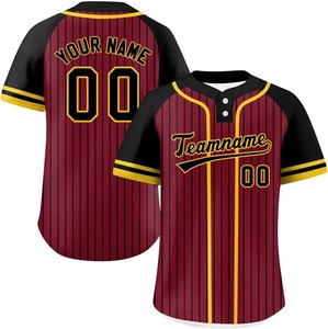 Camiseta de Béisbol Sublimada con Logotipo Personalizado, Transpirable, de Manga Corta, 100% Poliéster, Camiseta de Softbol Lisa - Product Image 2