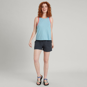 Camiseta sin mangas informal de algodón para mujer, talla grande, fibra de bambú, teñido liso - Product Image 1
