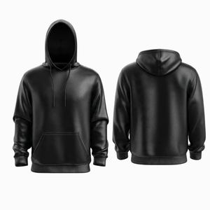 Hoodie en cuir à prix abordable pour hommes adultes – Vêtement d'extérieur imperméable et tendance – Hoodies pour hommes disponibles - Product Image 4