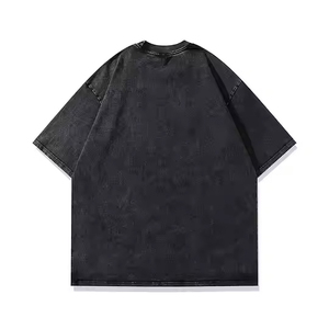 Camisetas Personalizadas con Lavado Ácido, Camisetas con Estampado Gráfico, Algodón de Alta Calidad, OEM, Venta al Por Mayor, Colección Streetwear - Product Image 5