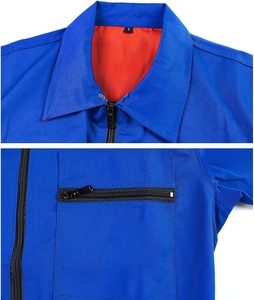 Combinaison de travail pour hommes, manches longues, combinaison de mécanicien, fermeture éclair sur le devant, multi-poches, combinaison de travail cargo, uniforme d'entretien de garage - Product Image 4