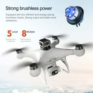 Dron S116 MAX 4K HD con Cámara Dual, WIFI FPV, Vuelo Estacionario en Interiores, Flujo Óptico, Evitación de Obstáculos, Motor sin Escobillas, Quadcopter con Control Remoto, 2000mAh - Product Image 3