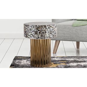 ET 1207 16 Tavolo Consolle con Piano in Madreperla, Elegante Tavolino d'Appoggio - Product Image 5