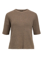 Pulls décontractés respirants à manches courtes en coton/élasthanne tricoté plat de haute qualité pour femmes, toutes saisons, avec logo personnalisé