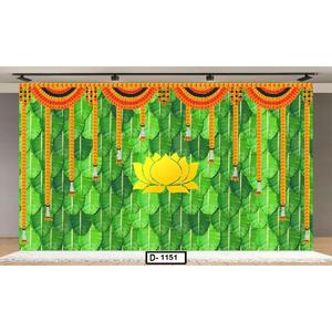 Bannière d'événement imprimée numériquement 5x8 pieds, multicolore et personnalisée, pour mariage, festival, scène culturelle et événements - Product Image 1