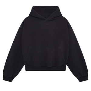 Sudadera con Capucha Extra Grande para Hombre, Informal, de Color Sólido, con Estampado Frontal, de Algodón y Felpa, Ecológica, de Felpa Francesa, para Otoño - Product Image 4