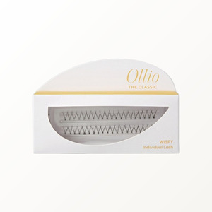 Pestañas individuales Ollio The Classic Individual Eyelashes Single Pack - Wispy 10mm 10 mm extensiones de pestañas - Product Image 2