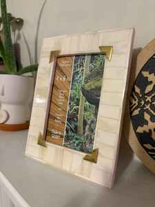 Marco de Fotos de Resina con Incrustaciones de Hueso, Diseño Superior, Decoración de Pared, Marco de Fotos de Sobremesa - Product Image 3