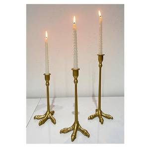 High Quality Metal Bird Claws Candlestick Holder <b>Tapers</b> <b>Candle</b> Holder for Dining Table Living Room Centerpieces Home Decor Use - Product Image 1