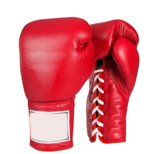 Guantes de Boxeo de Último Modelo, Guantes de Boxeo de Nuevo Diseño en Cuero PU con Cordones y Correa de Muñeca Ajustable - Product Image 1