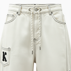 Jeans en denim pour hommes de qualité supérieure, coupe droite vintage, marque personnalisée, élégants, de haute qualité, décontractés, vente en gros - Product Image 2