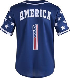 Sublimated Baseball Jersey Custom Logo Digital Print Breathable High Elasticity Sports Uniform for Men and Youth - Product Image 3