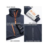 Rits Soft Shell Windbreaker Anorak Jack voor Heren, Aangepaste Logo, Ademend, Waterdicht, Lichtgewicht, Volledige Rits, Trainingshoodie, Buiten
