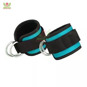 Sangle de cheville rembourrée réglable pour bandes de résistance, fixation robuste et respirante pour câble de gym - Product Image 2