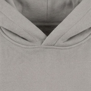 Sweat à capuche oversize classique pour femme, couleur personnalisable, en polaire élégante, avec poche kangourou et ourlet côtelé, logo imprimé - Product Image 4