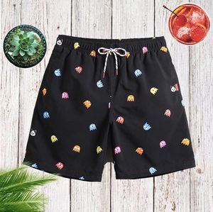 Shorts de Baño para Hombre con Estampado Floral, Cierre con Cordón, Secado Rápido, Estilo Casual, Cintura Media, Corte Corto - Product Image 4