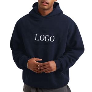 Sudaderas con capucha para hombre, básicas, gruesas, 100% algodón, con estampado invernal, de alta calidad, informales, de tejido polar. - Product Image 5