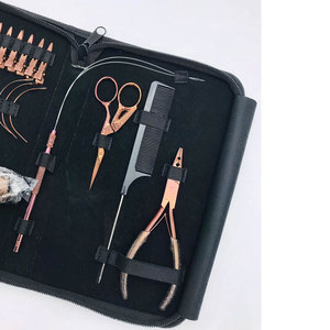 Kit complet d'entretien des extensions capillaires avec outils d'installation professionnels, accessoires de retrait, fournitures d'entretien, cheveux de qualité supérieure - Product Image 2