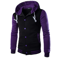 Blouson universitaire à capuche haut de gamme pour hommes et femmes, avec logo personnalisé, style baseball, streetwear urbain, vêtement d'extérieur d'hiver