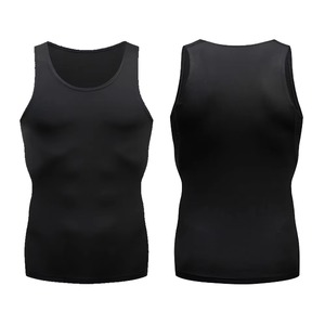 Men Solid Knitted Mesh <b>Singlets</b> Quick Dry Polyester <b>Running</b> Breathable Casual O-Neck Custom Logo Basic Style Sports <b>Singlet</b> - Product Image 3