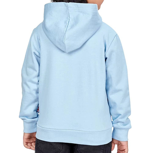 Sudadera con Capucha Azul Claro con Estampado de Nubes para Mujer, Sudadera Informal de Punto con Bolsillos y Mangas Largas, Prenda de Primavera de Alta Calidad - Product Image 2