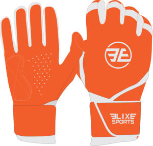 ถุงมือตีเบสบอล ELIXE SPORTS สีดำแบบกำหนดเอง หนังแท้ บุฟองน้ำ ปิดด้วยแถบตีนตุ๊กแก สำหรับผู้ใหญ่ทุกเพศ ระบายอากาศได้ดี ทนทาน - Product Image 5
