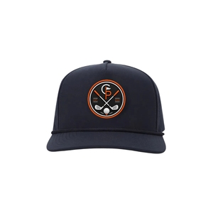 Factory OEM Breathable Waterproof Rope Golf Hats 5 Panel Snapback Custom Logo <b>Flat</b> Brim Laser Cut Holes <b>Cap</b> Injae Vina Vietnam - Product Image 1